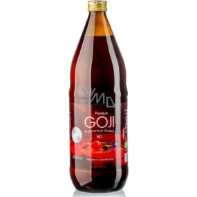 Allnature Goji Bio Premium Chinesische Stachelbeere 100% Fruchtsaft beeinflusst die Aktivität von Leber und Nieren 1000 ml