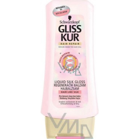 Gliss Kur Liquid Silk Gloss regenerierender Haarbalsam 200 ml