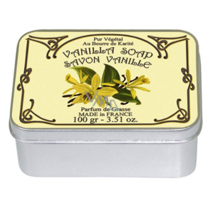 Le Blanc Vanille - Vanille natürliche feste Seife in einer Schachtel von 100 g