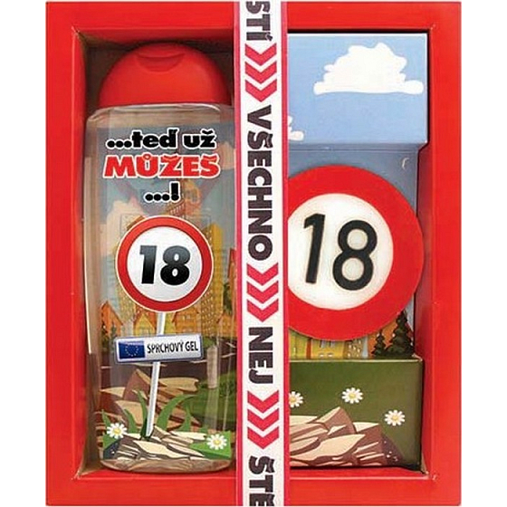 Böhmen Geschenke Die besten 18 Duschgel 300 ml + handgemachte Toilettenseife 55 g, Kosmetikset