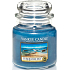 Yankee Candle Turquoise Sky - Duftkerze mit türkisfarbenem Himmel Klassisches mittleres Glas 411 g