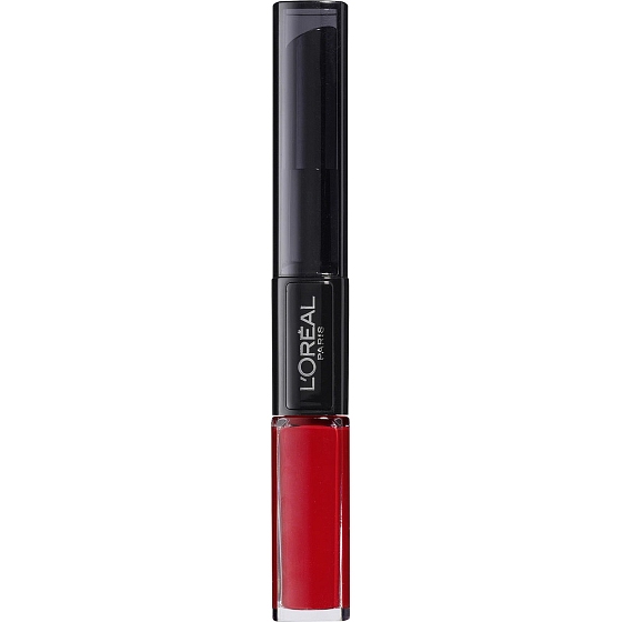 Loreal Infaillible Reno 24h lang anhaltender Lippenstift und Lipgloss 2in1 506 Red Infaillible 5 ml