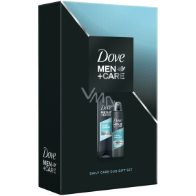 Dove Men + Care Clean Comfort Duschgel für Männer 250 ml + Deodorant Spray für Männer 150 ml, Kosmetikset