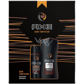 Axe Dark Temtaption Duschgel für Männer 250 ml + Deodorant Spray für Männer 150 ml, Kosmetikset
