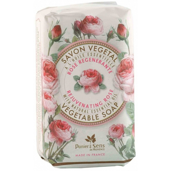 Panier des Sens Rose dreimal extra fein gemahlene Toilettenseife 150 g