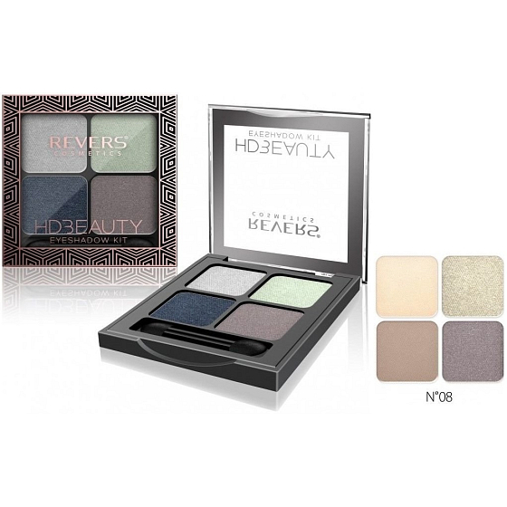 Revers HD Beauty Lidschatten Kit Lidschatten-Palette 08 4 g