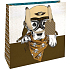 Nekupto Geschenkpapiertüte 23 x 23 x 10 cm Biker Hund 1843 LIM