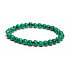 Malachit-Armband elastisch, Kugel 6 mm / 16 - 17 cm, Wunschstein