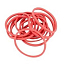 Rote Gummibänder Durchmesser 20 mm, 40 mm und 60 mm 40 Stück