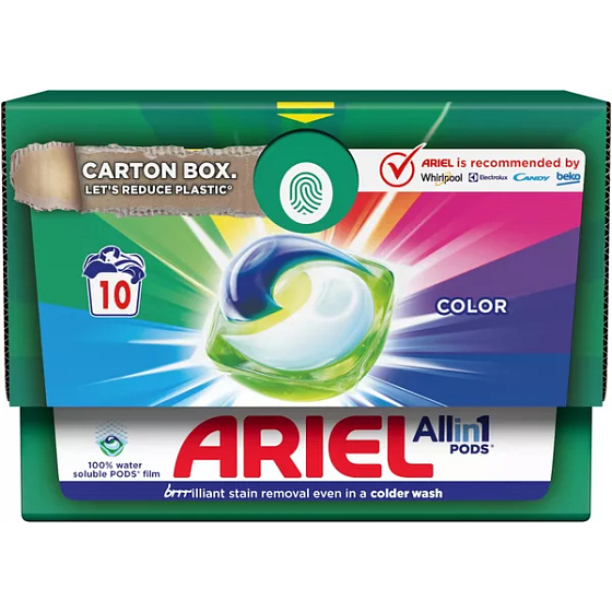 Ariel All-in-1 Pods Farbgelkapseln für bunte Wäsche 10 Stück