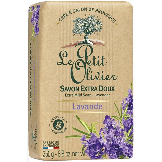 Le Petit Olivier Lavendel Extrafein Natürliche Toilettenseife 250 g