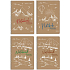Ditipo Adventure liniertes Notizbuch 60 Blatt 14,8 x 21 cm verschiedene Typen