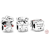 Charm Sterling Silber 925 Santa in Geschenkbox, Perle auf Armband Weihnachten