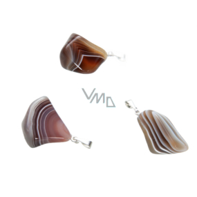 Achat Botswana grau Troml Anhänger Naturstein, erweckt ein gelungenes Achat Botswana grau Troml Anhänger Naturstein, erweckt ein gelungenes