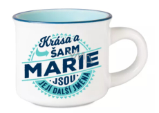 Albi Espresso Mug Marie - Schönheit und Charme sind ihre anderen Namen 45 ml