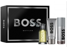 Hugo Boss Boss Bottled Eau de Toilette 100 ml + Duschgel 100 ml + Deodorant Spray 150 ml, Geschenkset für Männer