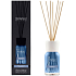 Millefiori Milano Natural Blue Posidonia - Blaue Posidonia Diffusor 250 ml + 8 Stäbchen mit einer Länge von 30 cm für kleinere Räume, hält 90 Tage.