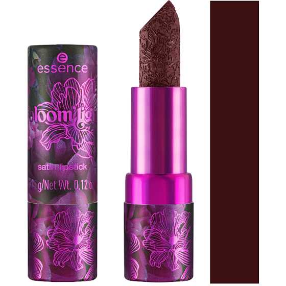 Essence Satin In The Bloom'light Lippenstift 01 Kisses At Midnight 3,5 g