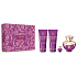 Versace Dylan Purple Eau de Parfum 100 ml + Körperlotion 100 ml + Duschgel 100 ml + Eau de Parfum Miniatur 5 ml, Geschenkset für Frauen