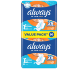 Always Ultra Day Normal duo hygienické vložky s křidélky 20 kusů