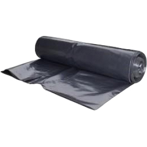 Schwarze Abfallsäcke LD 80 µ 120 l, 70 × 110 cm, 15 Stk