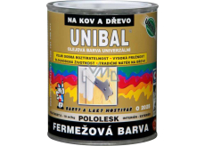 UNIBAL O2025 fermežová barva na dřevo a kov samozákladující, 8440 červenohnědá, 1 kg