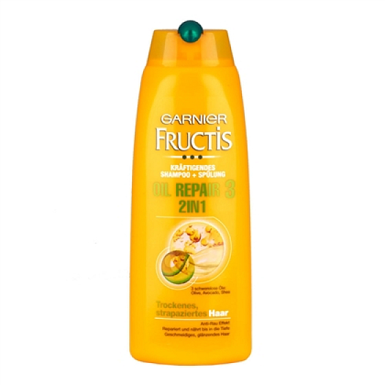Garnier Fructis Oil Repair 3 2in1 stärkendes Shampoo für trockenes geschädigtes Haar 250 ml