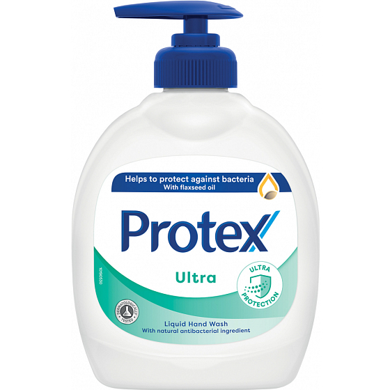 Protex Ultra antibakterielle Flüssigseife mit einer 300 ml Pumpe