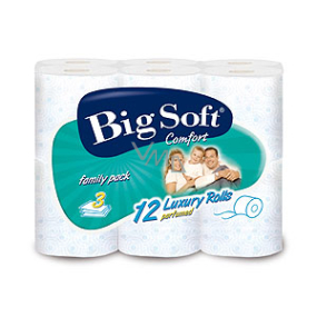 Big Soft Comfort Toilettenpapier 3-lagig, 12 x 160 Stück