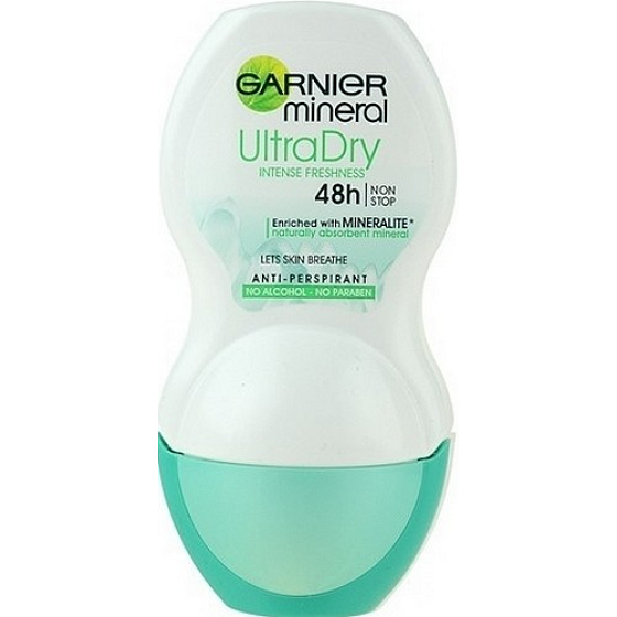 Garnier Mineral Ultra Dry Frische Intensive Frische Roll-On Ball Deodorant für Frauen 50 ml