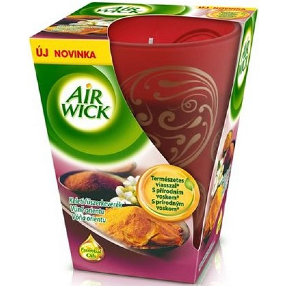 Air Wick Ätherische Öle Duft der Orient Premium Duftkerze in Glas 150 g