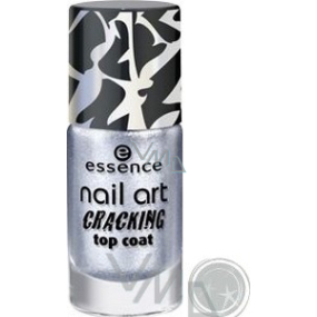Essence Nail Art Cracking Decklack mit rissigem Lackeffekt 04 Silber 8 ml