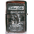 Bohemia Gifts Retro-Metall-Benzinfeuerzeug mit Silver Lake-Aufdruck 5,5 x 3,5 x 1,2 cm
