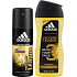 Adidas Victory League Deodorant Spray für Männer 150 ml + 3in1 Duschgel für Körper, Gesicht und Haare für Männer 250 ml, Duopack