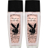 Playboy Play It Sexy parfümiertes Deodorantglas für Frauen 2 x 75 ml, Duopack