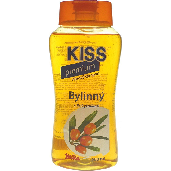 Mika Kiss Premium Kräutershampoo mit Sanddorn Haarshampoo 500 ml