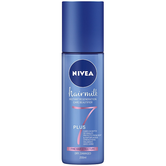 Nivea Hairmilk 7plus spülfreier Conditioner für feines Haar 200 ml
