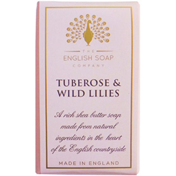 Englische Seife Rose & Wild Lily Natürliche parfümierte Seife mit Sheabutter 200 g
