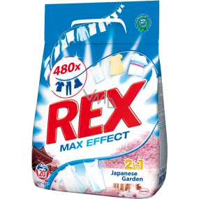 Rex Max Effect Japanese Garden Waschpulver 20 Dosen von 1,4 kg
