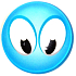 Nekupto Magnet Emoji Smiley Rad blau, Alien 4 cm