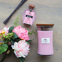 WoodWick Rose - Rosenduftkerze mit zierlichem Holzdocht 31 g