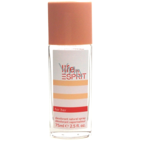 Esprit Life von Esprit für ihr parfümiertes Deodorantglas für Frauen 75 ml