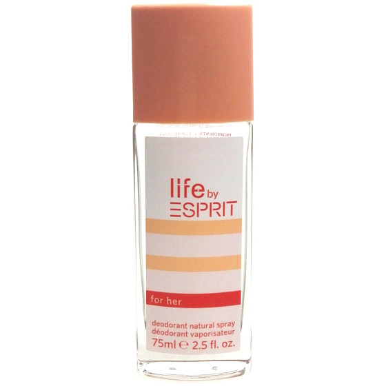 Esprit Life by Esprit for Her parfümierter Deodorant Glas für Frauen 75 ml