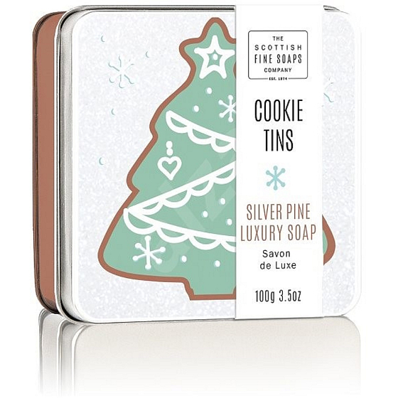 Scottish Fine Soaps Pine Weihnachtsseife in Teller 100 g