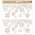 Fensterfolie ohne Kleber 30 x 33,5 cm Zwei Streifen