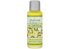 Saloos Bio Jojoba Körperöl, kaltgepresst, regenerierend, für langfristige Hautfeuchtigkeit 50 ml