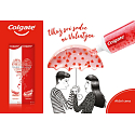 Colgate Dare To Love rote Zahnpasta enthält kühllösliche Kristalle in Form eines Herzens 98 ml