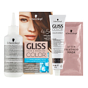 Schwarzkopf Gliss Farbe Haarfarbe 4-54 Dunkles Kupfermahagoni 2 x 60 ml