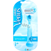 Gillette Venus Smooth Rasierer + Ersatzköpfe 2 Stück für Frauen