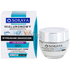 Soraya Hyaluronic Micro-Injection 60+ Regenerationscreme mit transdermaler Hyaluronsäure pro Tag / Nacht 50 ml